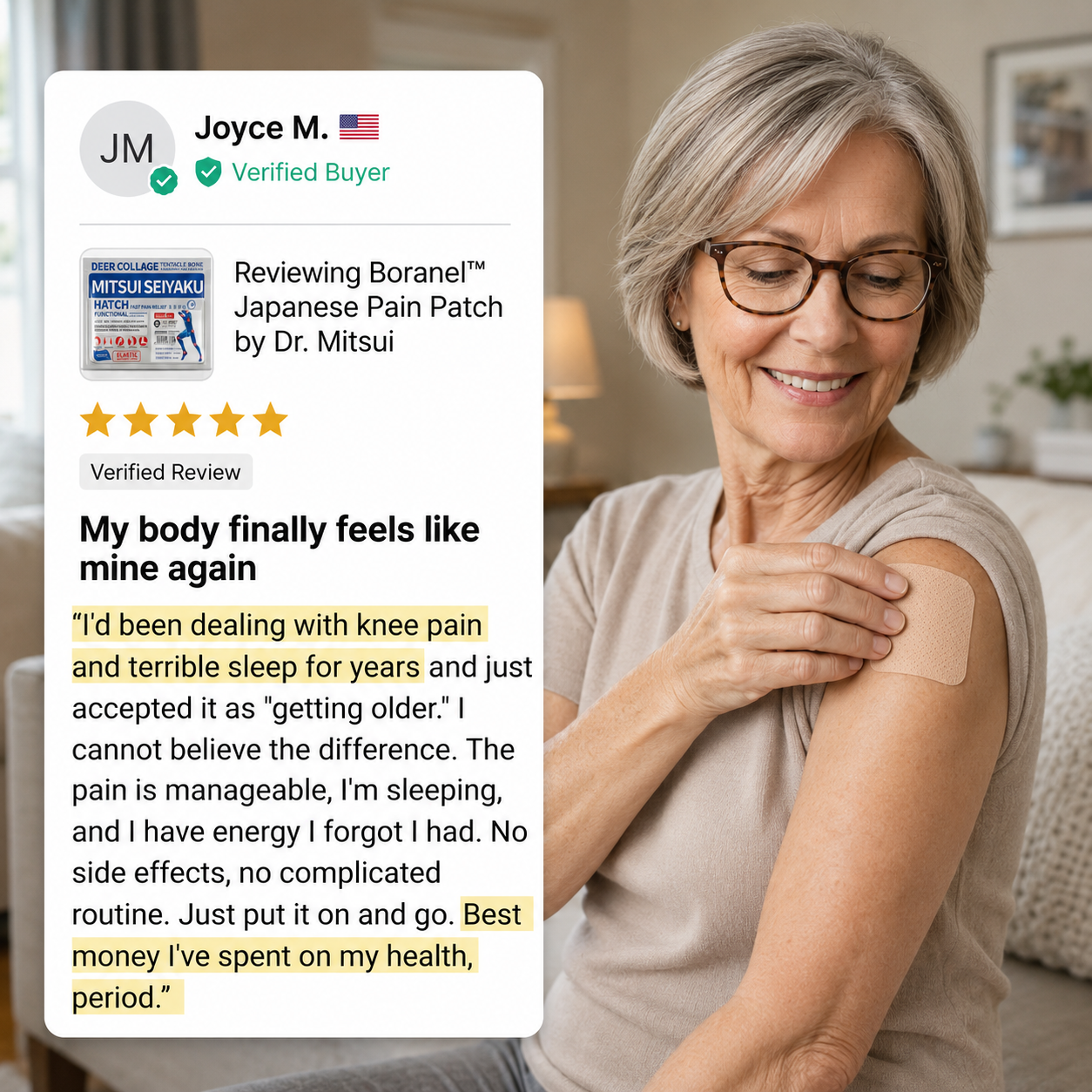 Japanese Pain Patch by Dr. Mitsui